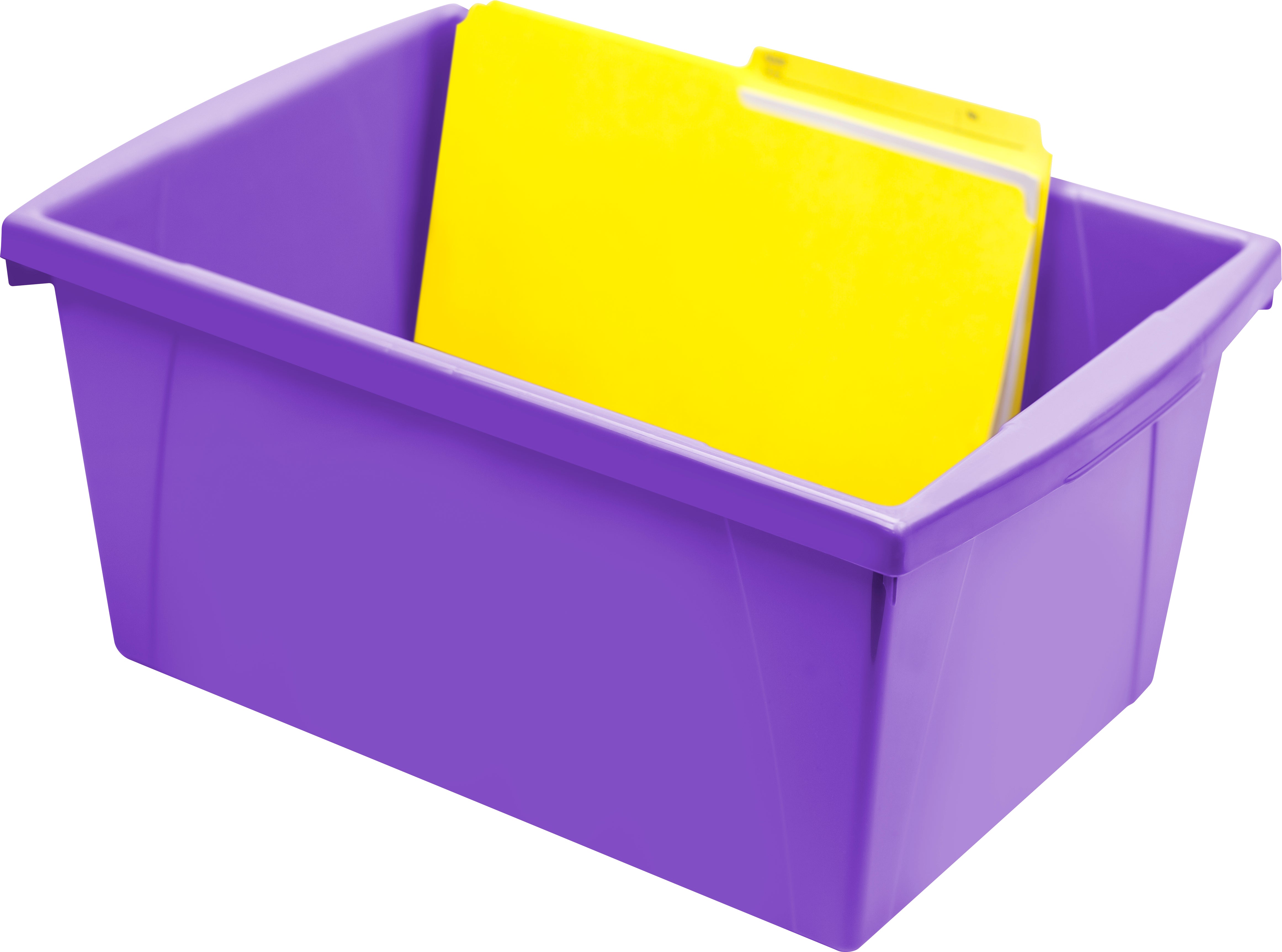 5.5 Gallon Storage Bin, Purple – Storex