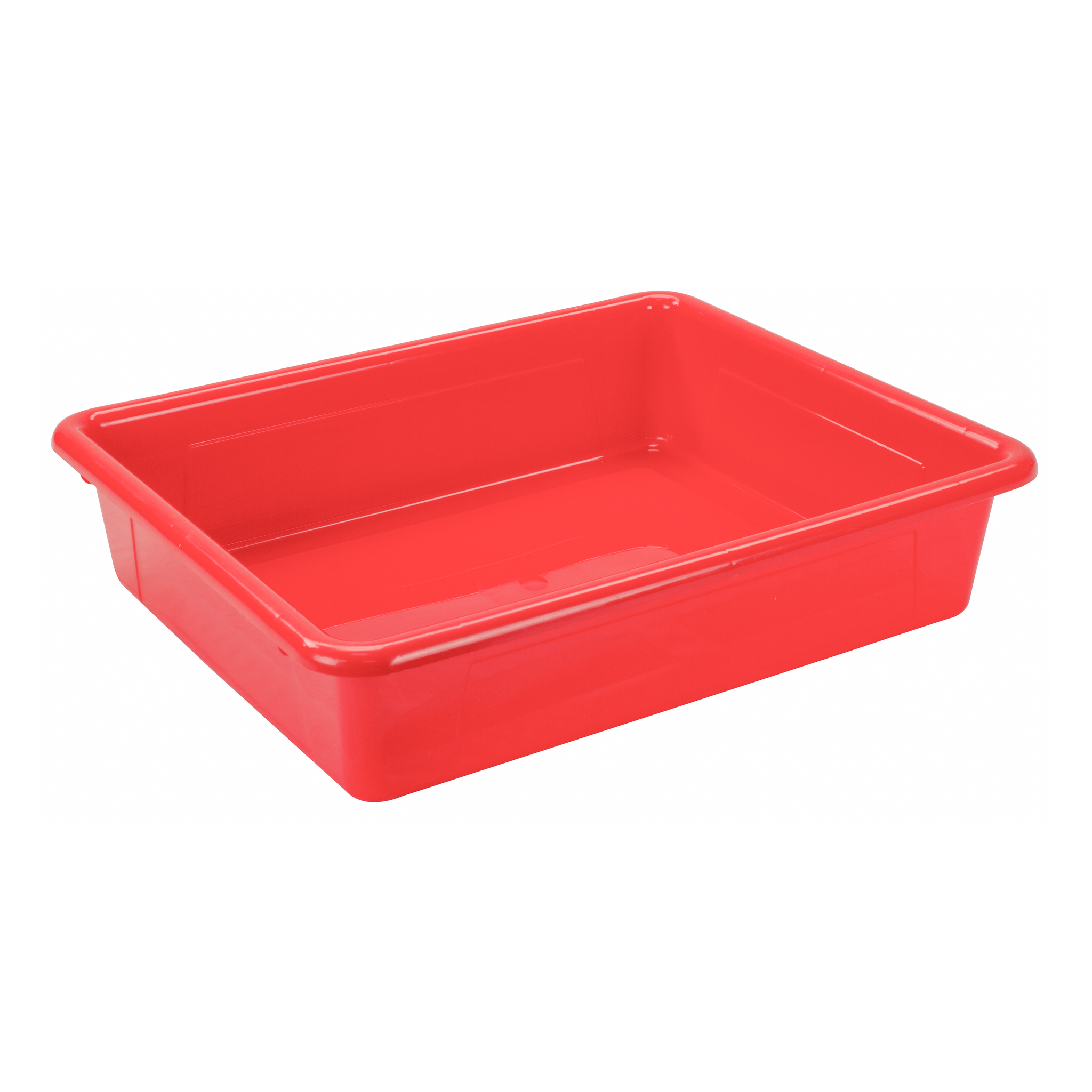 Flat Storage Tray, Red - Storex